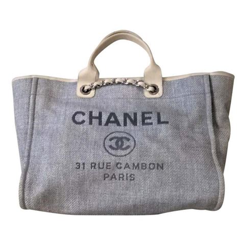 sac chanel en tissu